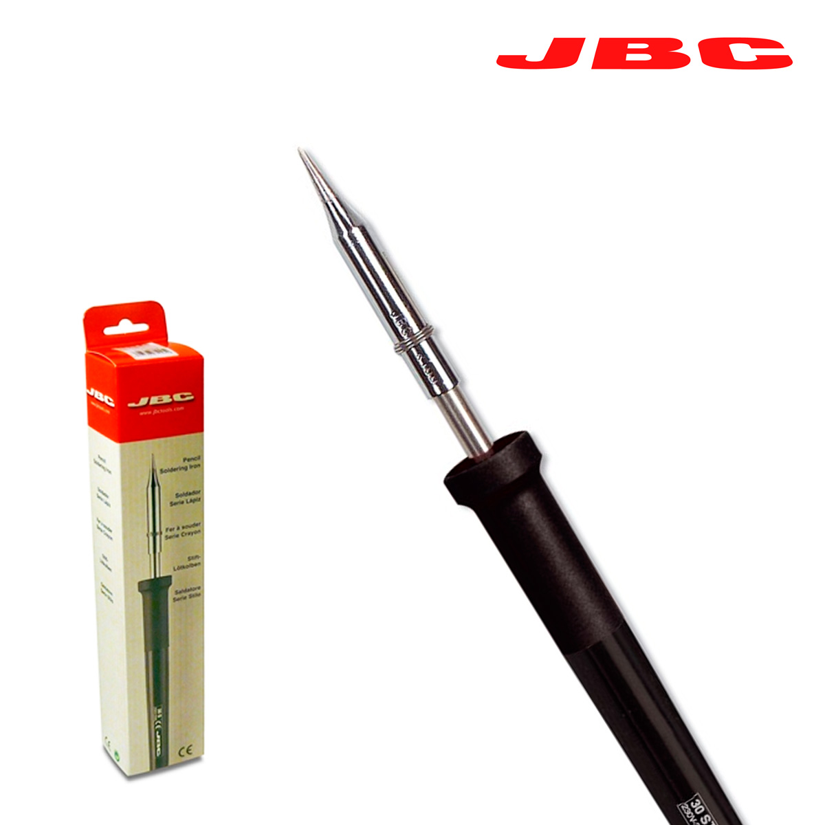 Soldador JBC-30S de 25W con punta de larga duración, JBC Tools